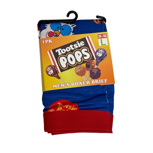 Tootsie Pops Men’s Boxer Briefs L Candy Graphic Novelty Funny Underwear - Picture 1 of 2